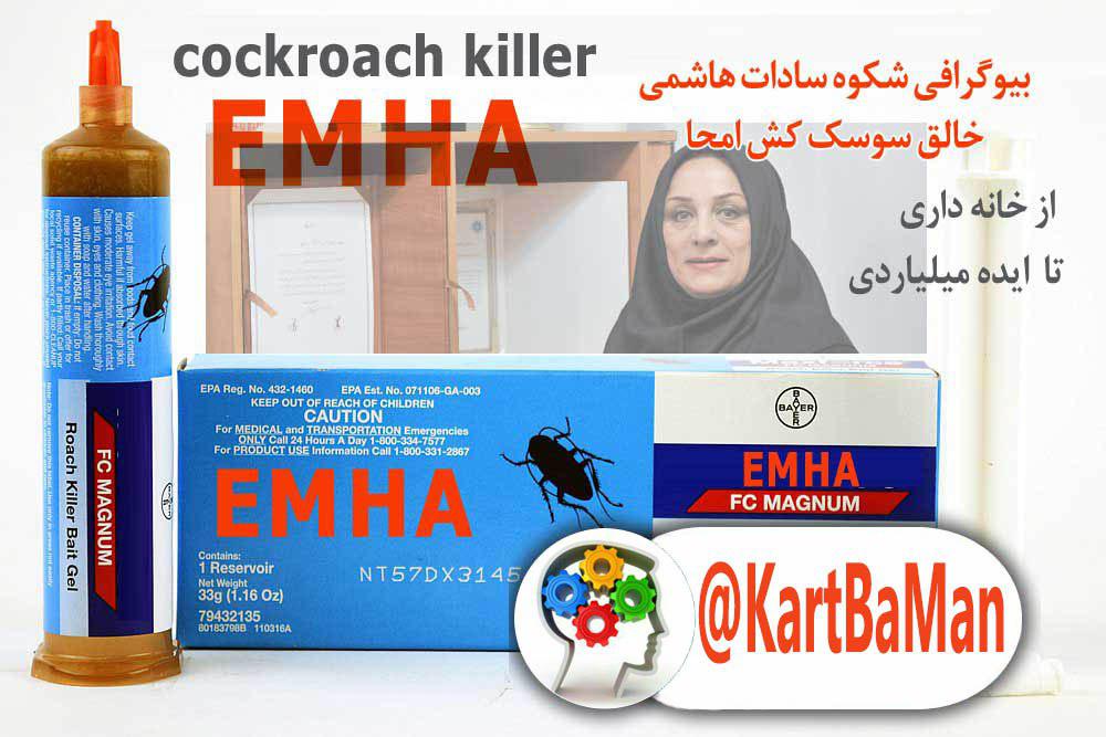 کارآفرینی که با تولیدسوسک کش میلیاردر شد